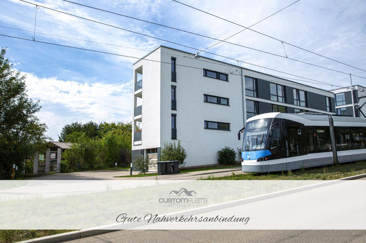 Customflats - Tiefgarage - Terrasse - Uninaehe Apartment อูล์ม ภายนอก รูปภาพ