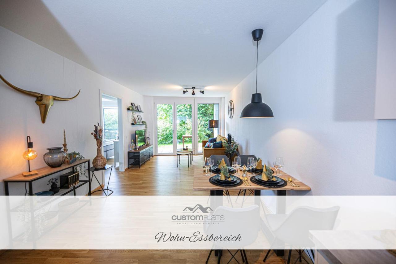 Customflats - Tiefgarage - Terrasse - Uninaehe Apartment อูล์ม ภายนอก รูปภาพ