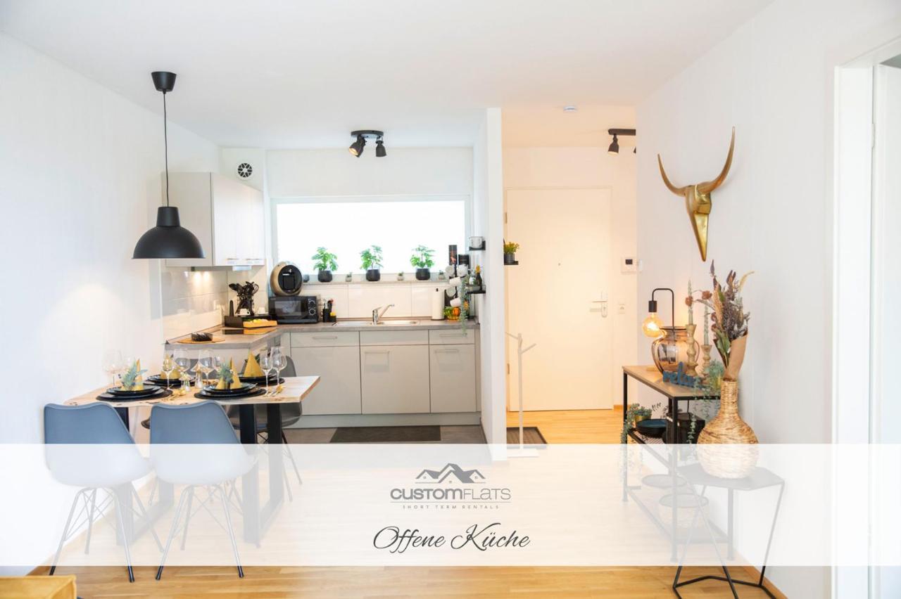 Customflats - Tiefgarage - Terrasse - Uninaehe Apartment อูล์ม ภายนอก รูปภาพ